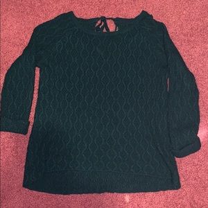 Dark green sweater
